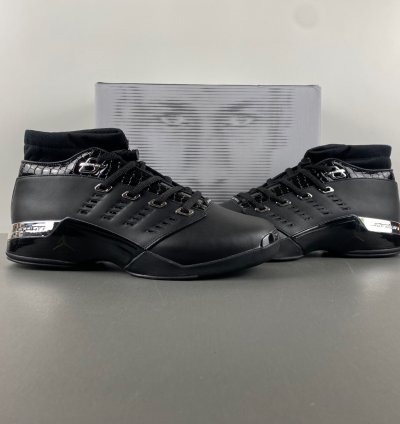 Air Jordan 17 OG Low Black Chrome - 303891-004