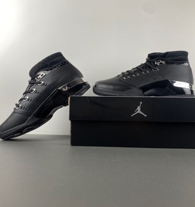 Air Jordan 17 OG Low Black Chrome - 303891-004