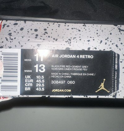 Air Jordan 4 Bred 2019