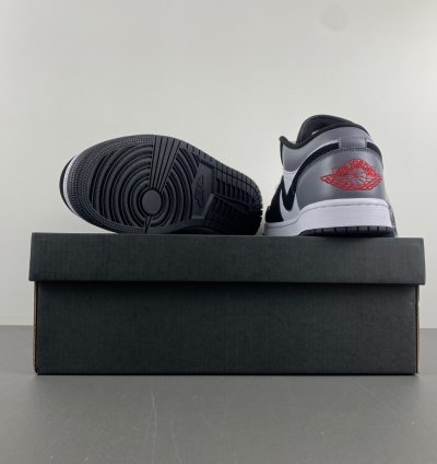 Air Jordan 1 Low SE White Black Matte Silver - HF3148-106
