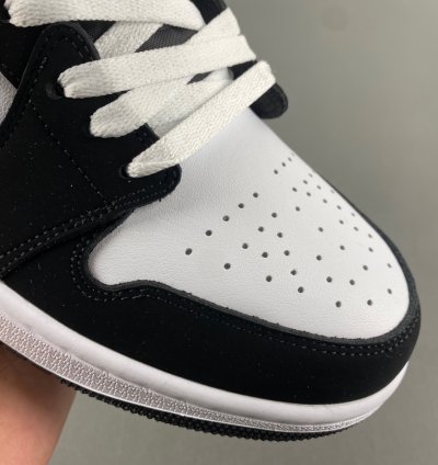 Air Jordan 1 Low SE White Black Matte Silver - HF3148-106