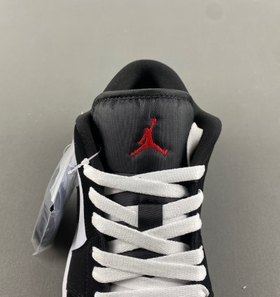 Air Jordan 1 Low SE White Black Matte Silver - HF3148-106