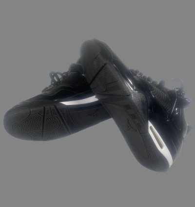 Air Jordan 4 Retro 11LAB4 Black Patent Leather