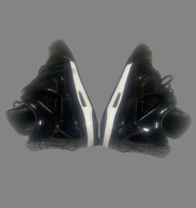 Air Jordan 4 Retro 11LAB4 Black Patent Leather