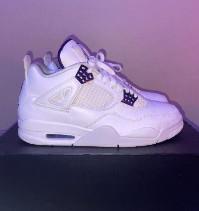 air jordan 4 retro purple metallic size 9 5