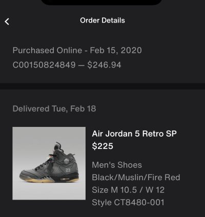 Air Jordan 5 Off White Muslin
