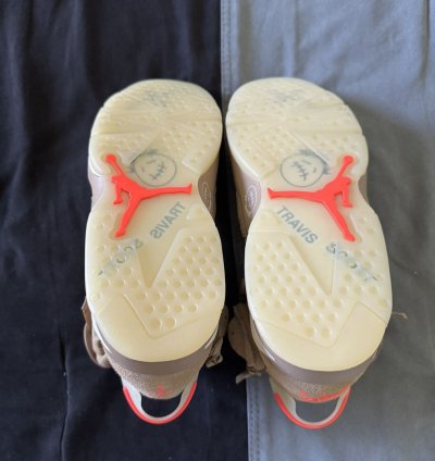 Air Jordan 6 Retro Travis Scott British Lhaki