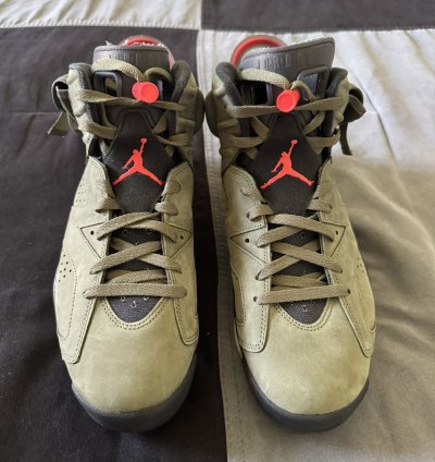 Air Jordan 6 Retro Travis Scott Olive