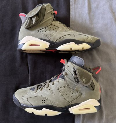 Air Jordan 6 Retro Travis Scott Olive