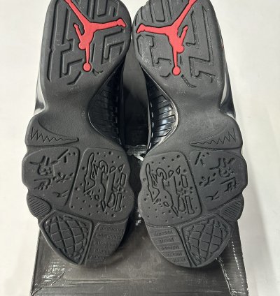 Air Jordan 9 retro black varsity red-dark charcoal 2010