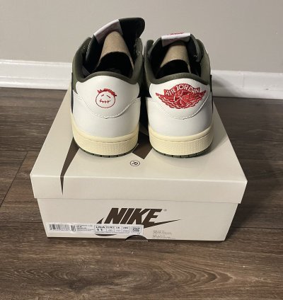 Air Jordan Retro 1 Low OG SP Travis Scott Medium Olive