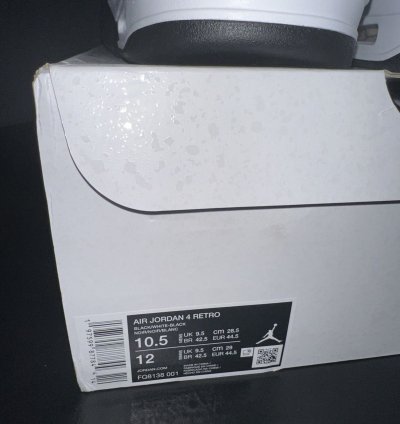 Air Jordan Retro 4 White Thunder