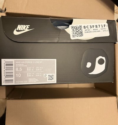 CPFM Nike Air Force 1 Men US 8 5