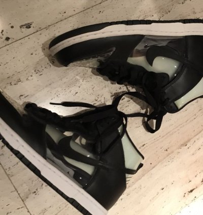 DS Nike Dunk High Comme Des Gar ons Clear