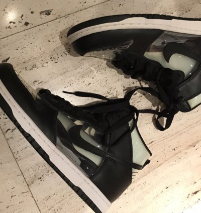DS Nike Dunk High Comme Des Gar ons Clear
