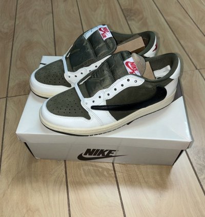 Jordan 1 Low Travis Scott Medium Olive