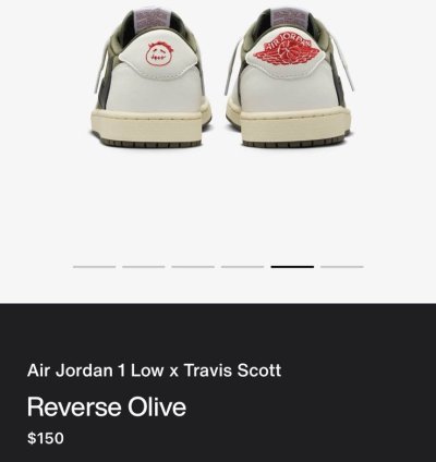jordan 1 low travis scott olive