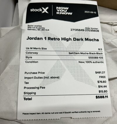 Jordan 1 Retro High Dark Mocha (2020)