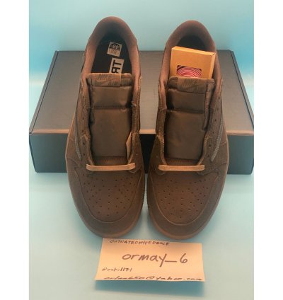Jordan 1 Retro Low OG SP Travis Scott Velvet Brown m8 5 w10