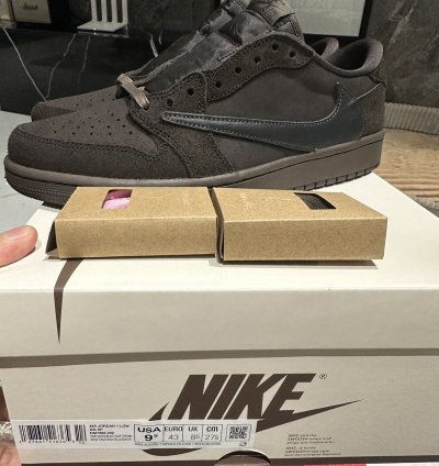 Jordan 1 Travis Scott Vetvet Brown Retro Low TS
