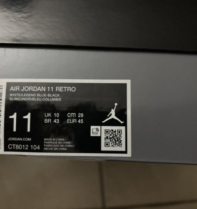 Jordan 11 legend blue