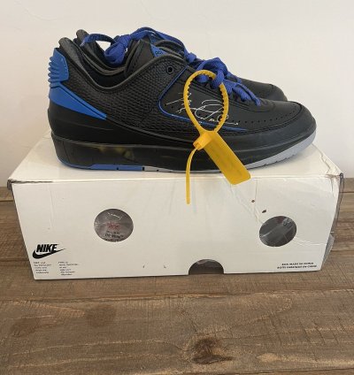 Jordan 2 Retro Low SP Off-White Black Blue