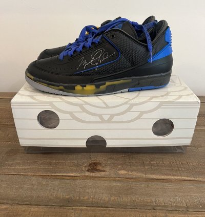 Jordan 2 Retro Low SP Off-White Black Blue