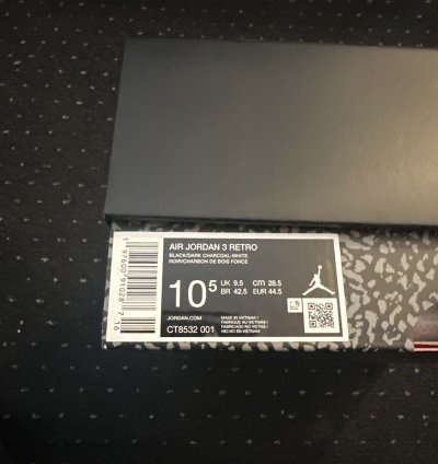 jordan 3 black cat