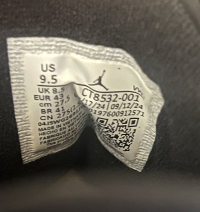 Jordan 3 black cat 9 5