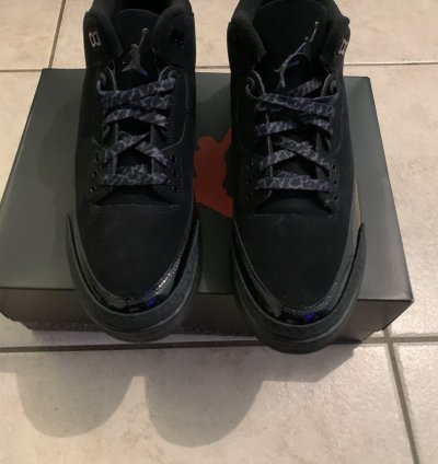 Jordan 3 black cat size 10