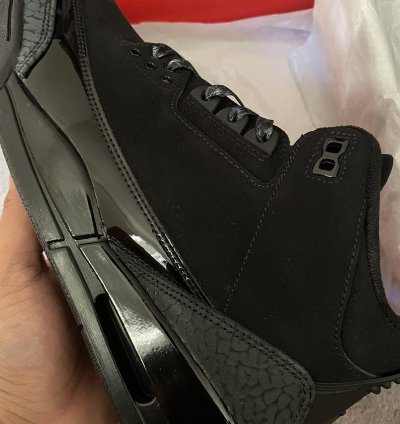 Jordan 3 black cats size 10