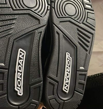 Jordan 3 black cats size 10