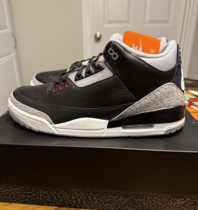 Jordan 3 Black Cement (2024)