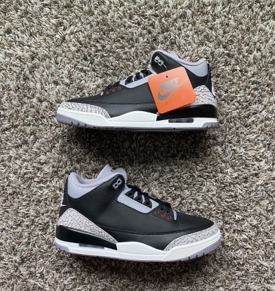 JORDAN 3 BLACK CEMENT 2024 NEW