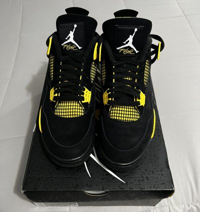 Jordan 4 Black and Yellow