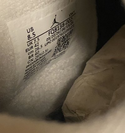Jordan 4 Fear (2024)