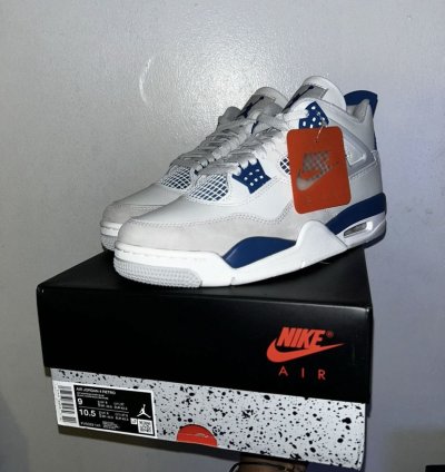 jordan 4 military blue size 9