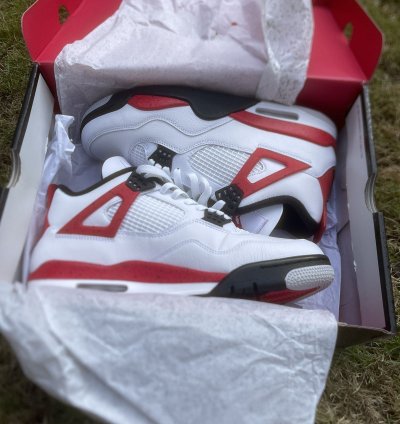 Jordan 4 Red Cement