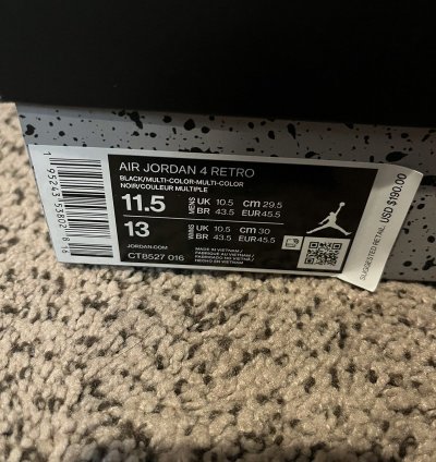 Jordan 4 Red Thunder