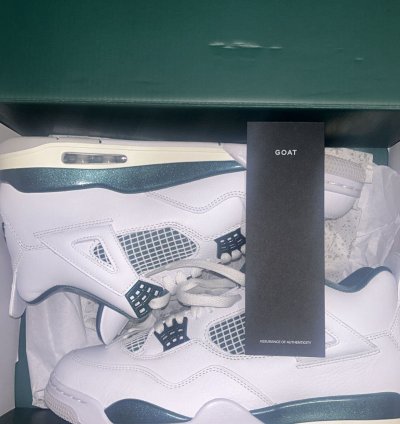 Jordan 4 Retro Oxidized Green Size 10