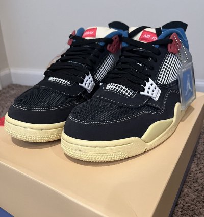 Jordan 4 Union Off Noir