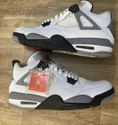 Jordan 4 White Cement