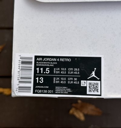 Jordan 4 White Thunder