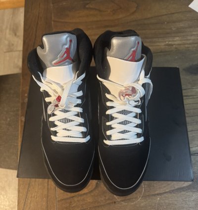 Jordan 5 black metallic reimagined