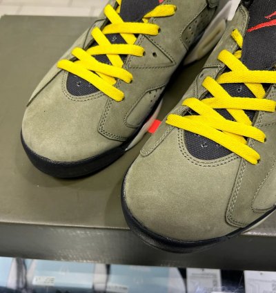 JORDAN 6 RETRO TRAVIS SCOTT OLIVE