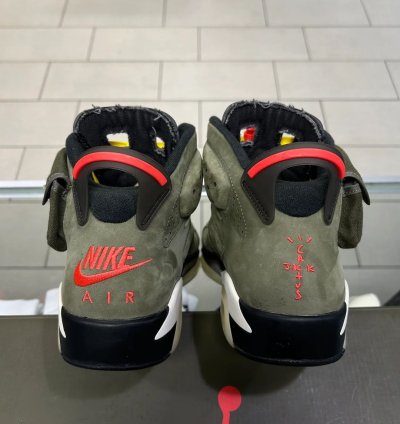 JORDAN 6 RETRO TRAVIS SCOTT OLIVE