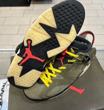 JORDAN 6 RETRO TRAVIS SCOTT OLIVE