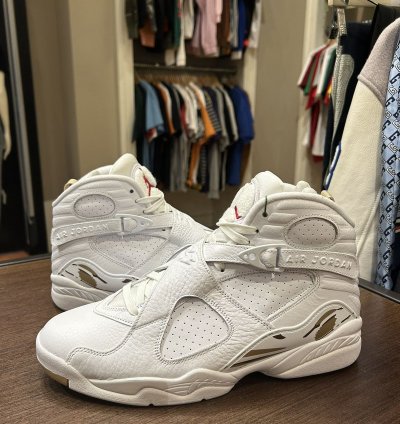 Jordan 8 Retro OVO White