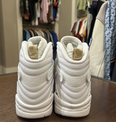 Jordan 8 Retro OVO White