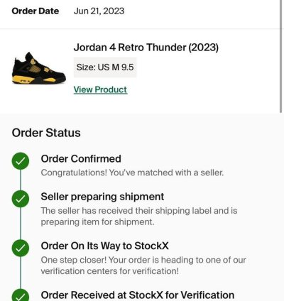 Jordan Thunder 4s
